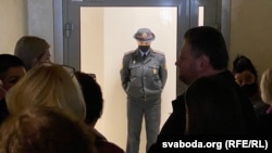 У Берасьцейскім абласным судзе падчас працэсу супраць фігурантаў «пінскай справы». 23 сакавіка 2021