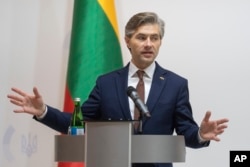 Министр иностранных дел Литвы Кястутис Будрис