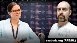 Прадстаўніца ініцыятывы "Кібэрпартызаны" Юліяна Шаметавец, ізраільскі вайсковы аналітык Давід Гендэльман. Хакерскія атакі на расейскі "Аэрофлот". Ілюстрацыйны каляж. 