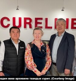 Аскар Салымбеков, Ольга Потапова жана Рысбек Абдылдаев.