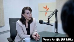 Marinika Tepić, potpredsednica opozicione Stranke slobode i pravde (SSP) 