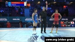 Айсулуу Тыныбекова жапониялык Нонока Озаки менен күч сынашты. 4-октябрь, 2021, Норвегия