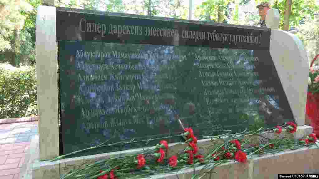 "Ўш воқеаси"да ҳалок бўлганларни хотирлаш маросими.