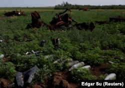 Уничтоженная российская военная техника под Николаевом. 12 июня 2022 года.