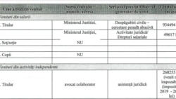 Declaratia de avere a lui Ingrid Mocanu, funcționar asimilat magistraților din Ministerul Justiției