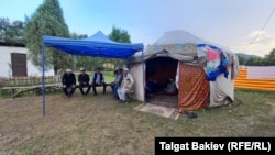 Похороны Аманбека Курбанбаева в его родном селе Авлетим Аксыйкого района. 14 июня 2022 года.