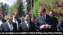 Ju Jong i Aleksandar Vučić u Smederevu