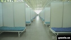 Бемористони муваққатӣ барои гирифторони COVID-19 дар Узбекистон 
