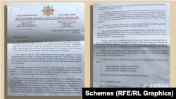 Письмо общественной организации "Всеукраинская организация инвалидов войны, Вооруженных сил и участников боевых действий", адресованное чешскому президенту Петру Павелу