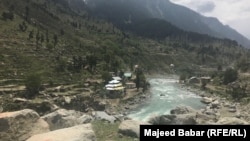 Pakistan -- The river Swat in Kalam.