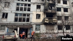 Urmările atacului cu drone rusești asupra orașului Dnipro. 23 noiembrie 2025.