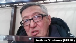 Пастор церкви «Благодать» Бахтжан Кашкумбаев в суде в день выхода на свободу. Астана, 17 февраля 2014 года.   