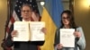 Министр финансов США Скотт Бессент и министр экономики Украины Юлия Свириденко во время подписания соглашения о создании Инвестиционного фонда восстановления США-Украина