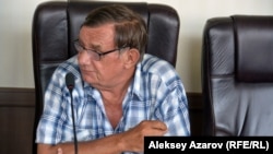 Участник обсуждения ученый-лесовод Сергей Чекалин. Алматы, 1 августа 2018 года.