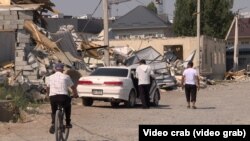 Көк-Жар конушундагы бузулган имараттар