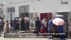 Türkmenistanda azyk nobatlarynda barha köp nägilelikler eşidilýär