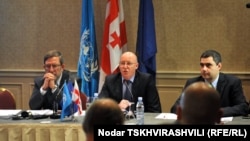 ევროკავშირისა და გაეროს განვითარების პროგრამის წარმომადგენელთა პრესკონფერენცია