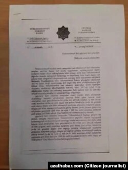 Azatlyk Radiosyna öz okyjylaryndan gelip gowşan hat