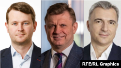 Colaj foto, de la stânga la dreapta: Andrian Gavriliță, Valeriu Chiveri, Eugen Osmochescu