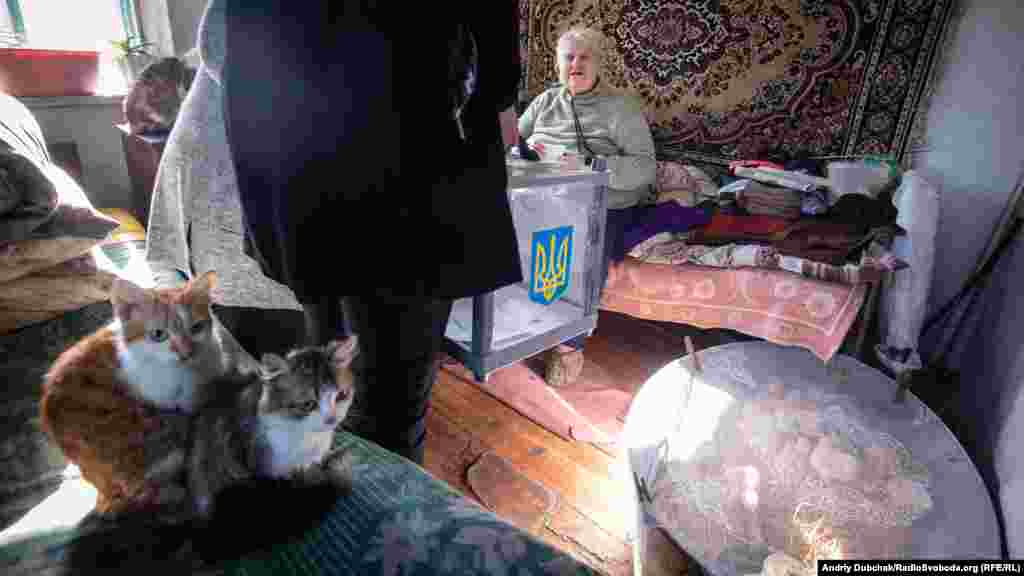 Election officials expected turnout in Novotroitse would be higher in the second round of presidential voting.