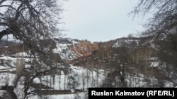 Жер көчкү коркунучуна кабылган жер. 