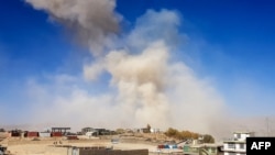 Гор провинциясындагы чабуул болгон аймак. 18-октябрь, 2020-жыл.