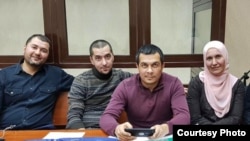 Крымские адвокаты Эдем Семедляев, Назим Шейхмамбетов, Эмиль Курбединов и Лиля Гемеджи