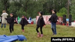 Сабантуйда Карга боткасы күренеше