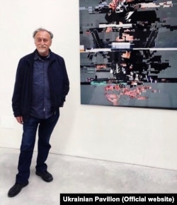 Борис Михайлов в Українському павільйоні