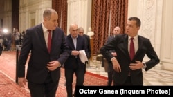 Marian Neacșu, Ilie Bolojan și Sorin Grindeanu, actualul lider interimar al PSD – decembrie 2024.