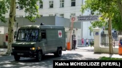 გორის სამხედრო ჰოსპიტალი. 5 აგვისტო, 2021 წ.