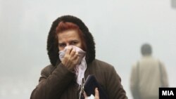 Загаден воздух во Скопје. 14.12.2017