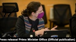 Ministrja e Ekonomisë, Artane Rizvanolli. 