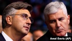 Andrej Plenković i Dragan Čović u Mostaru