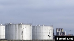 An oil refinery in Navapolatsk, Belarus