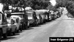 Колоната с коли на ГКПП Капитан Андреево се измерва в километри. Снимка: Иван Григоров.