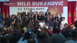 Đukanović i njegove pristalice slave pobjedu