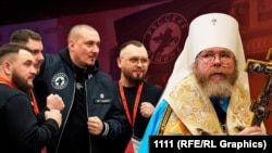 Коллаж: "Русская община" и Шевкунов