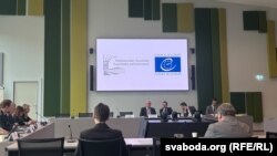 У залі падчас слуханьняў