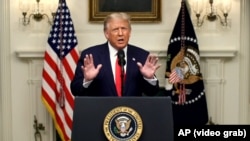 Presidenti i Shteteve të Bashkuara, Donald Trump. 