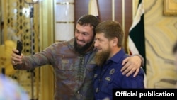 Нохчийчоьнан парламентан спикер Даудов Магомед а, мехкан куьйгалхо Кадыров Рамзан а