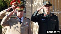Ирандын жана Сириянын аскер башчылары. Дамаск, 18-октябрь, 2017-жыл.