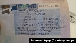 Nalog za napuštanje Češke 2024. godine nakon što nije dobio azil.