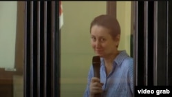 მზია ამაღლობელი სასამართლო სხდომაზე