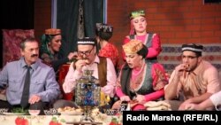 Нохчийчоь -- "Марнана а, ялх нус а" спектакл гойтуш даьккхина сурт. 15. ГIур. 2017