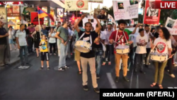 Шествие в Ереване в поддержку «Сасна црер», 17 июля 2017 г․