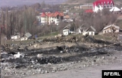 Здесь была найдена сожженная машина