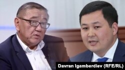 Иманкадыр Рысалиев (солдо) жана Акылбек Жамангулов. 