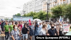 Habarovsk: marșul de cel puțin 3000 de persoane împotriva abuzurilor Moscovei 