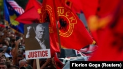 Protesta e organizuar nga veteranët e luftës së UÇK-së në Prishtinë më 7 gusht 2025, ku u kërkua drejtësi për ish-krerët e UÇK-së. 